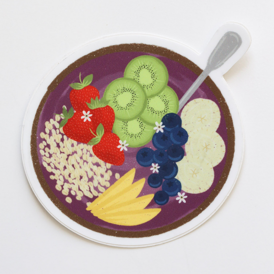 Smoothie bowl sticker