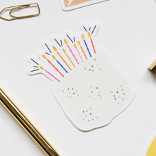 Load image into Gallery viewer, Birthday cake sticker
