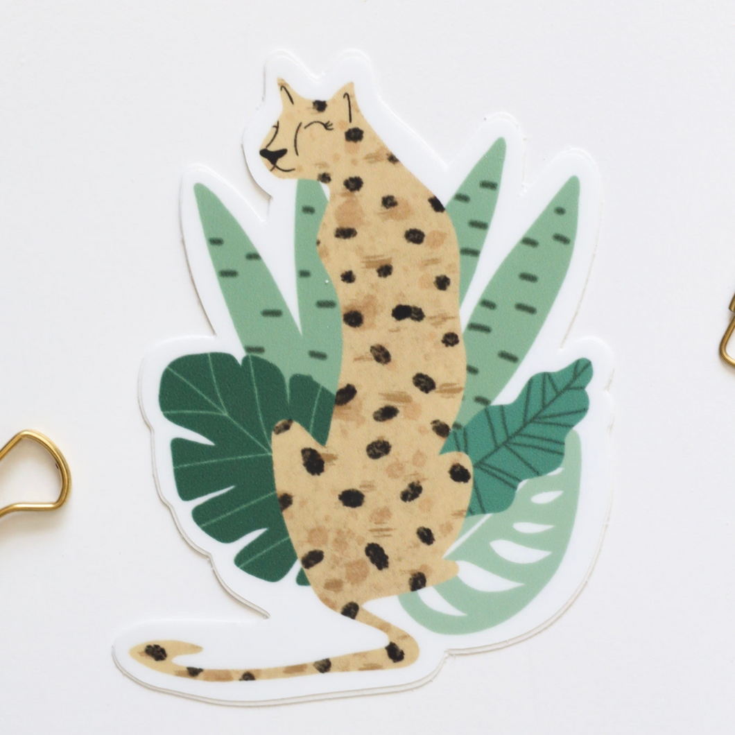 Cheetah sticker