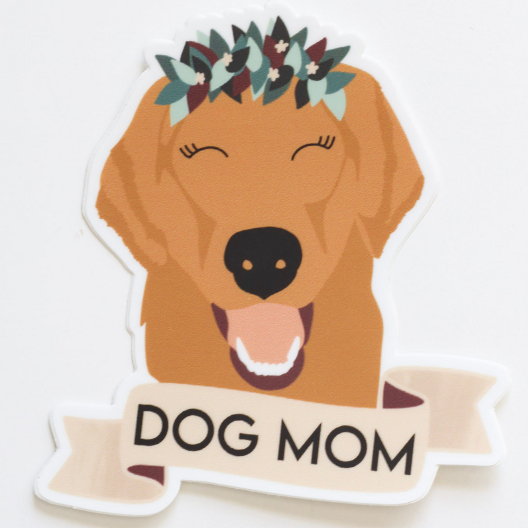 Dog mom sticker