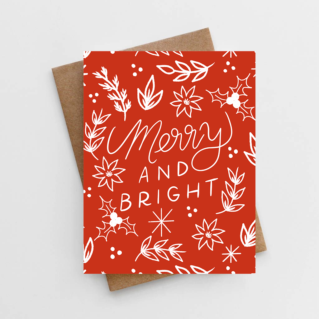Merry and Bright card