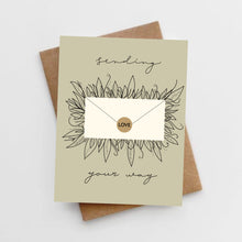 Load image into Gallery viewer, Sending love your way card
