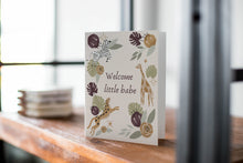 Load image into Gallery viewer, Welcome little babe card
