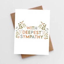Load image into Gallery viewer, With Deepest Sympathy card
